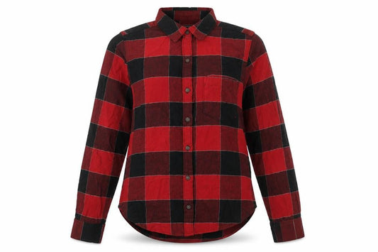 Womens UK Size S Abercrombie & Fitch Red Basic Button-Up