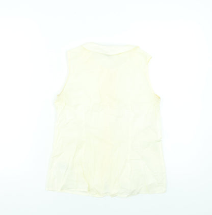 Womens UK Size XS Tommy Hilfiger Beige Basic Button-Up
