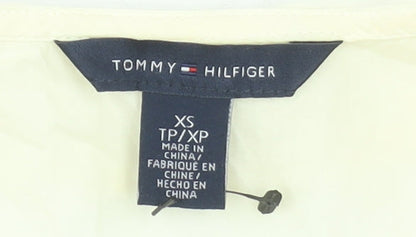 Womens UK Size XS Tommy Hilfiger Beige Basic Button-Up