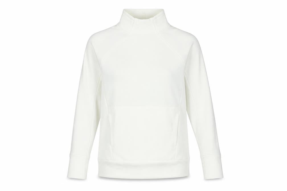 Womens UK Size M Fabletics White Pullover Sweatshirt