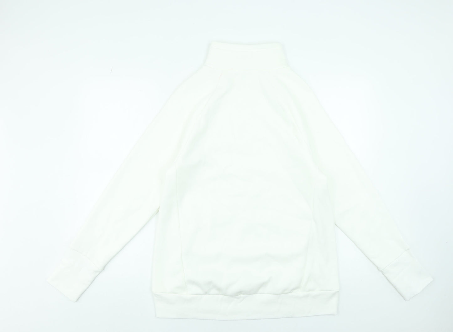 Womens UK Size M Fabletics White Pullover Sweatshirt