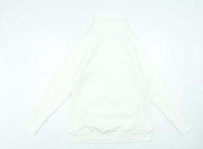 Womens UK Size M Fabletics White Pullover Sweatshirt
