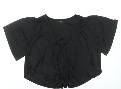 Womens UK Size M DNY Black Tunic Blouse