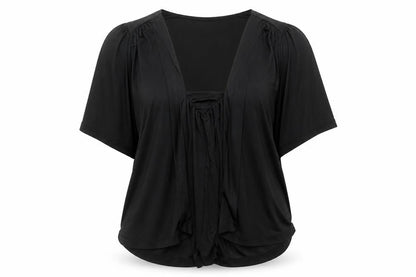 Womens UK Size M DNY Black Tunic Blouse