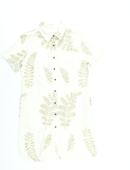 Womens UK Size 12 Coconut Online SL Shirt Dress
