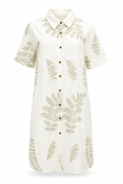 Womens UK Size 12 Coconut Online SL Shirt Dress