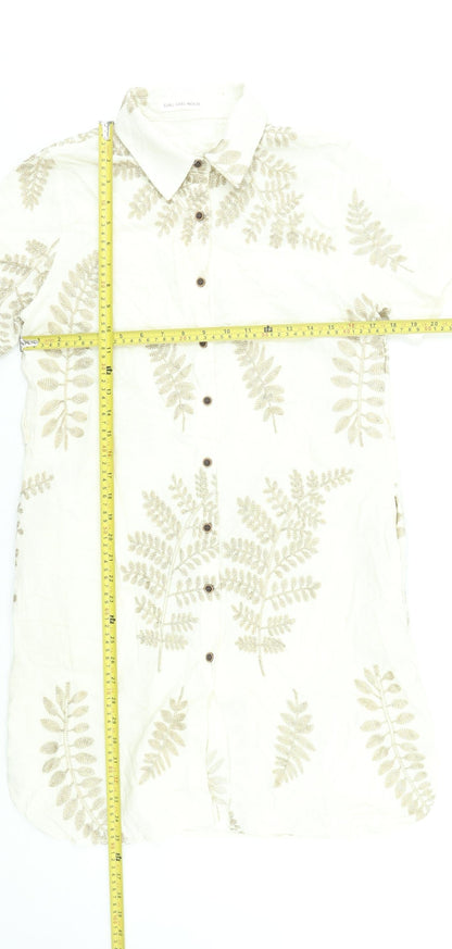 Womens UK Size 12 Coconut Online SL Shirt Dress