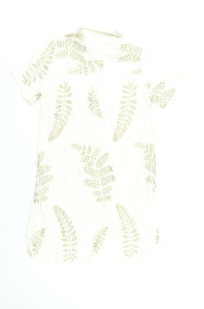 Womens UK Size 12 Coconut Online SL Shirt Dress