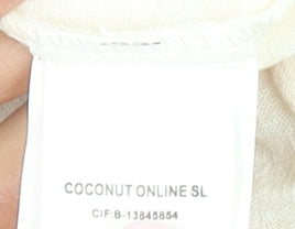 Womens UK Size 12 Coconut Online SL Shirt Dress