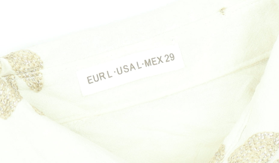 Womens UK Size 12 Coconut Online SL Shirt Dress