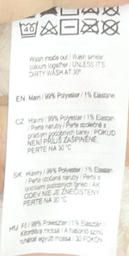 F&F Women Ivory Textured Stretch Knit Trousers Mid Rise M