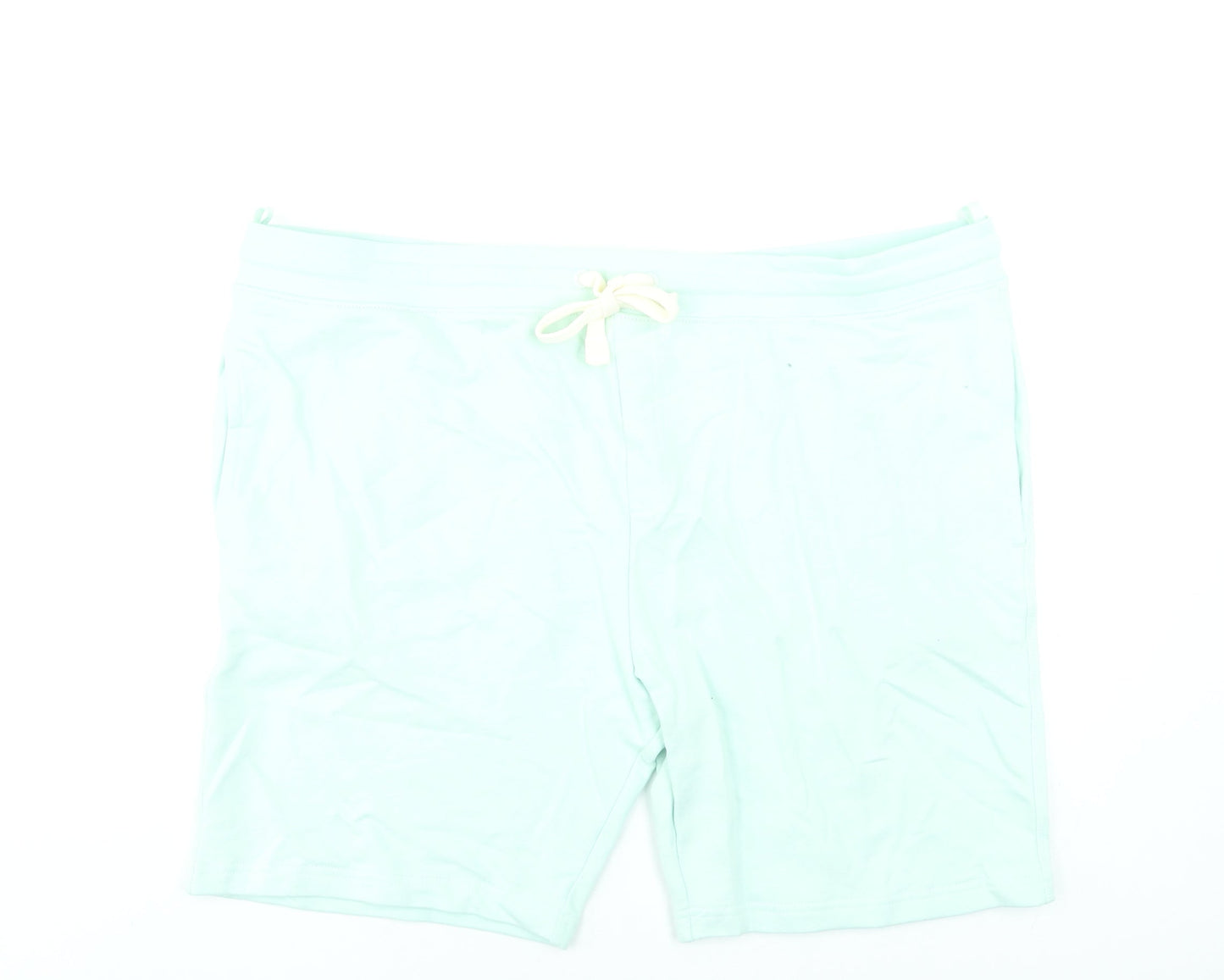 Marks and Spencer Mens Green 3XL Regular Fit Sweat Shorts