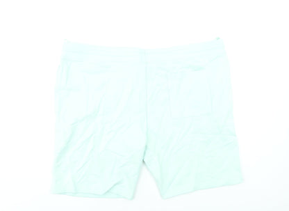 Marks and Spencer Mens Green 3XL Regular Fit Sweat Shorts