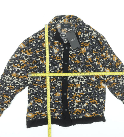 Womens UK Size XS ADPT Multicoloured Basic Button-Up