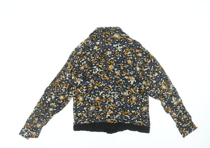 Womens UK Size XS ADPT Multicoloured Basic Button-Up