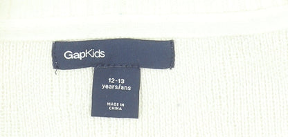 Girls UK Size 12-13 Years Gap Ivory Pullover Jumper