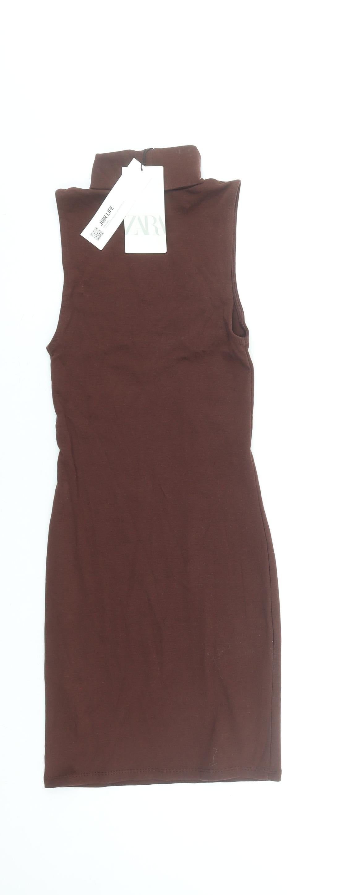 Womens UK Size S Zara Bodycon Dress
