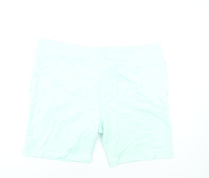 Marks and Spencer Men’s Mint Green 3XL Sweat Shorts with Drawstring Waist