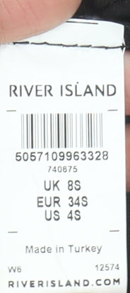 River Island Women's Black Slim Fit Skinny Jeans UK 8S