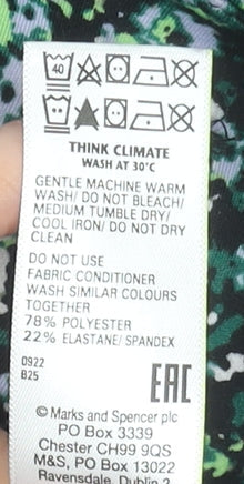 Marks and Spencer Women’s Multicoloured Floral Leggings Size 8 Activewear