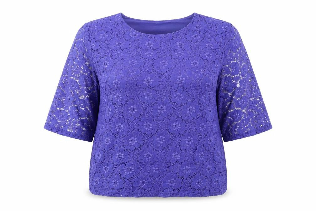 Womens UK Size 16 Paco Boutique Purple Basic Blouse