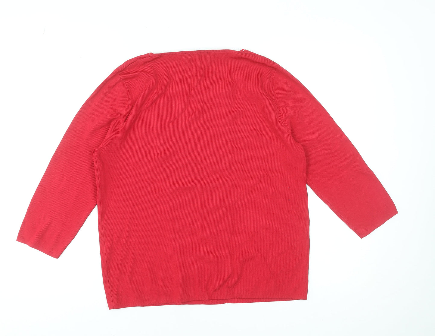 Womens UK Size M Casamia Exclusive Red Tunic Blouse