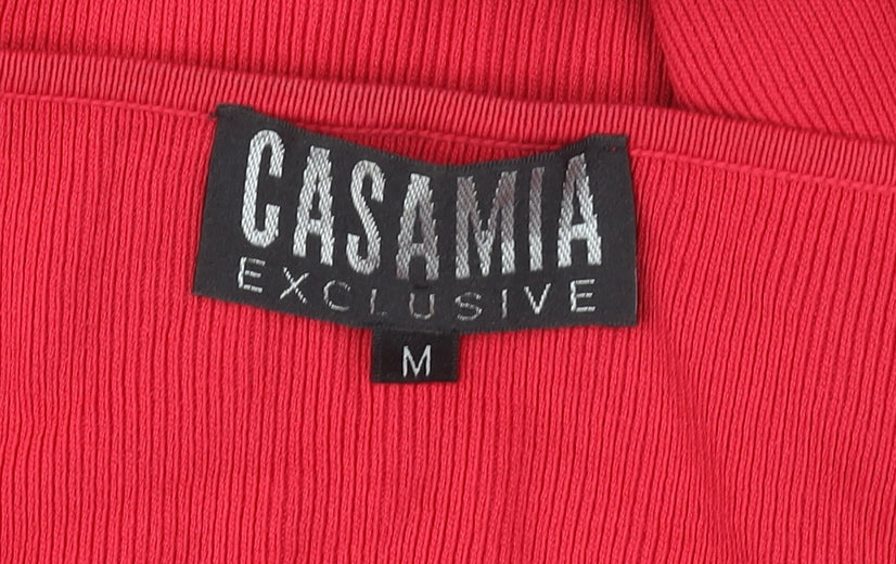 Womens UK Size M Casamia Exclusive Red Tunic Blouse