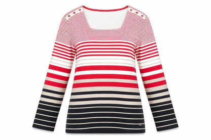 Womens UK Size 14 DASH Multicoloured Basic T-Shirt