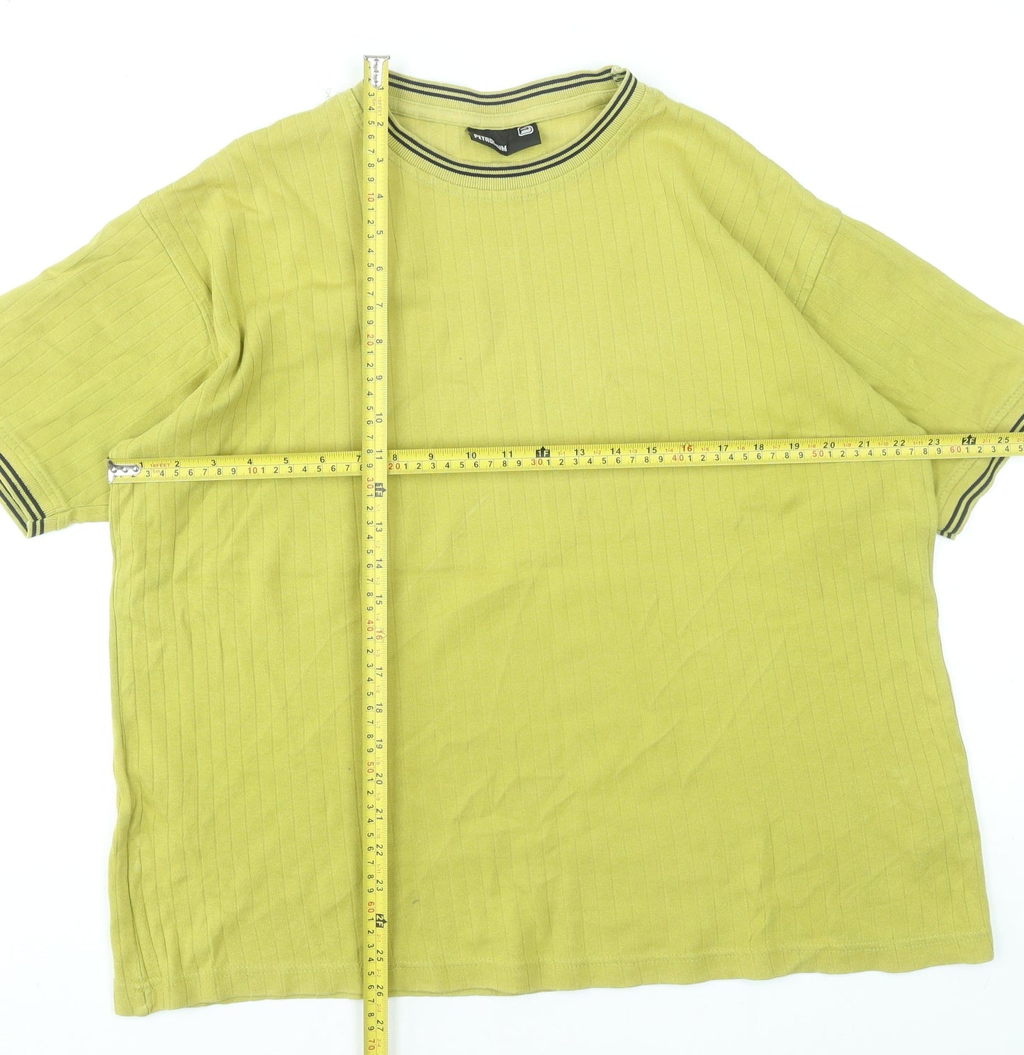 Mens UK Size L Petroleum Green  T-Shirt