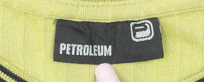 Mens UK Size L Petroleum Green  T-Shirt