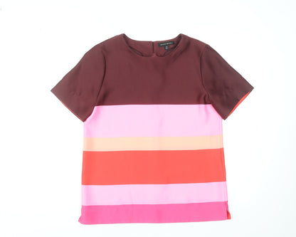 Banana Republic Womens Multicoloured Colourblock Blouse XS