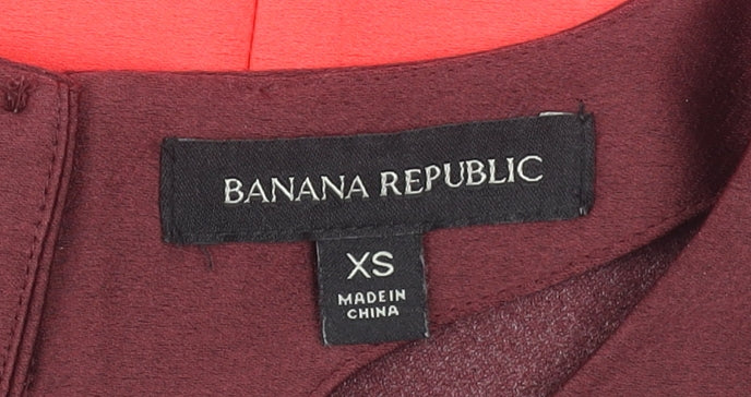 Banana Republic Womens Multicoloured Colourblock Blouse XS