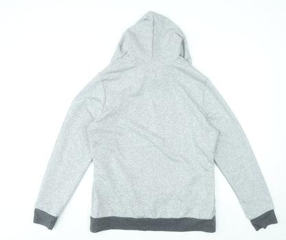 Adidas Women’s Grey Full Zip Hoodie L 16-18 Cotton Blend