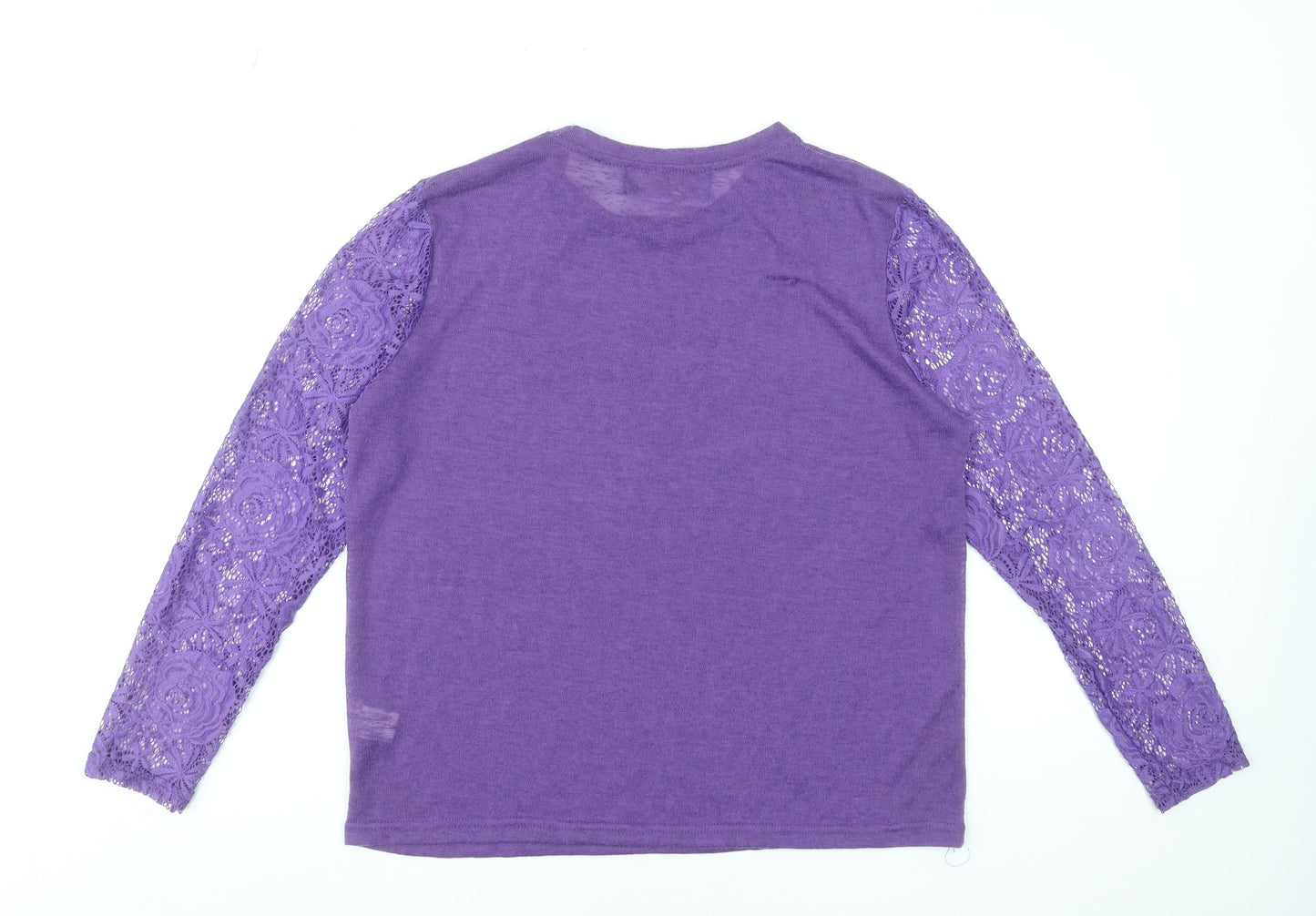 Womens UK Size 14 Paco Boutique Purple Pullover Jumper