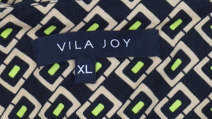 Womens UK Size XL Vila Joy A-Line Twill Skirt