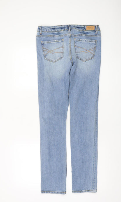 Womens UK Size 6 Aeropostale Regular Fit Skinny Blue Jeans
