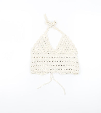 Womens UK Size XS ASOS Design Ivory Camisole Tank