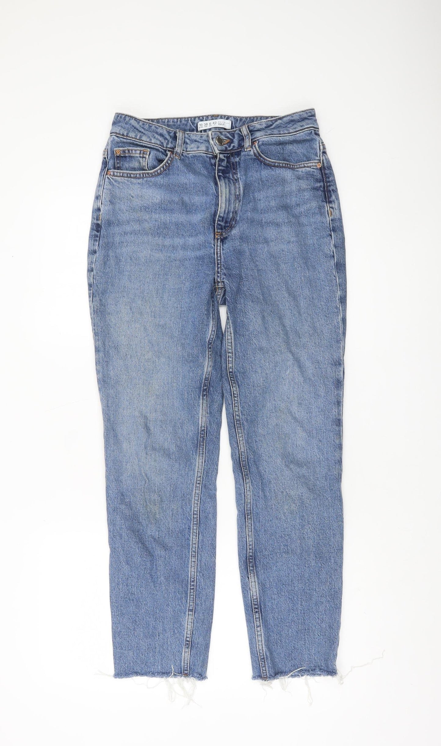 Denim Co Women Blue Size 10 Straight Denim Jeans