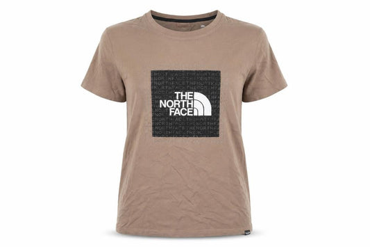 Womens UK Size XS The North Face Brown Basic T-Shirt