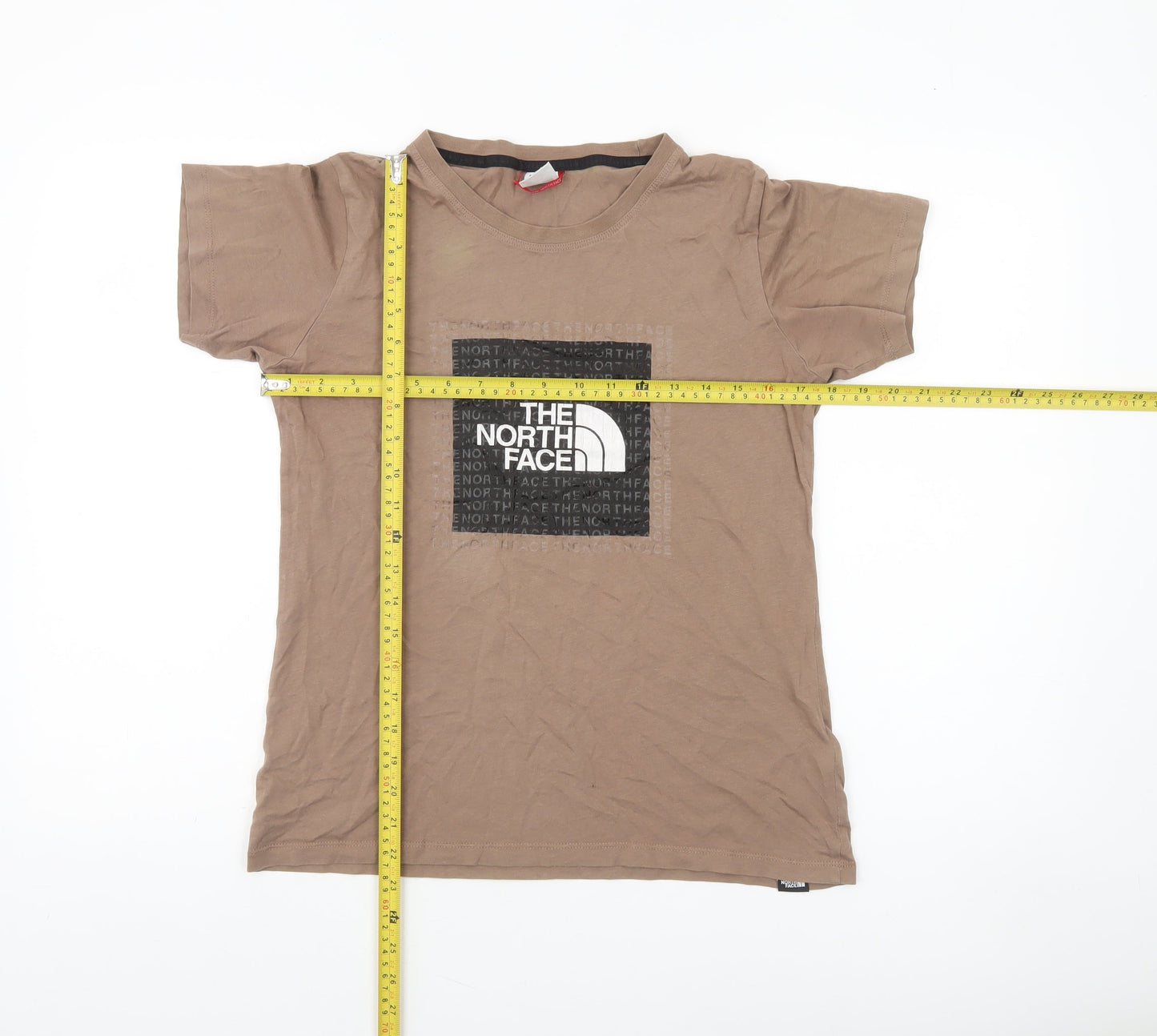 Womens UK Size XS The North Face Brown Basic T-Shirt
