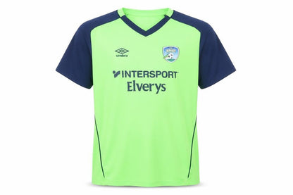 Boys UK Size 13-14 Years Umbro Green Jersey T-Shirt