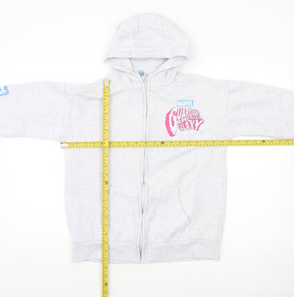 Boys UK Size 11-12 Years Marvel Grey Full Zip Hoodie