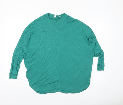 Womens UK Size 16 AND/OR Green Basic T-Shirt