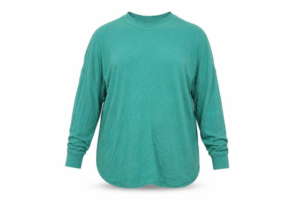 Womens UK Size 16 AND/OR Green Basic T-Shirt