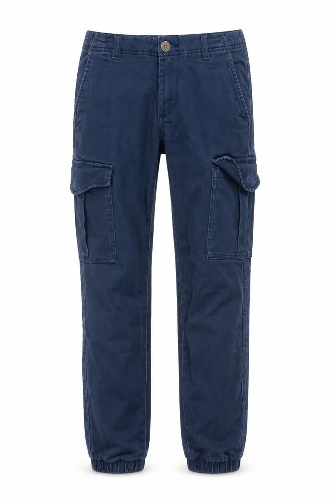 Boys UK Size 14 Years JACK & JONES Regular Fit Cargo Blue Trousers