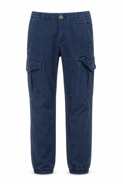 Boys UK Size 14 Years JACK & JONES Regular Fit Cargo Blue Trousers