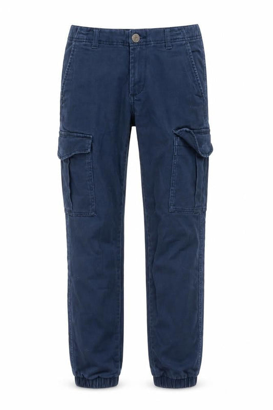 Boys UK Size 14 Years JACK & JONES Regular Fit Cargo Blue Trousers