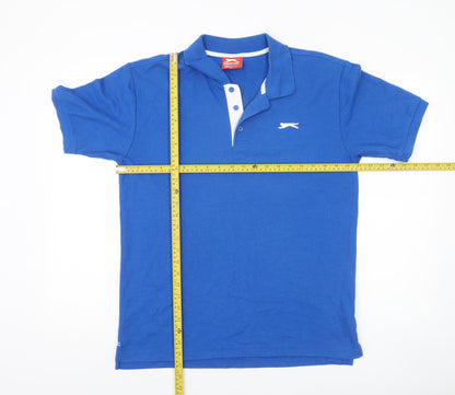 Mens UK Size M Slazenger Cotton Polo Shirt