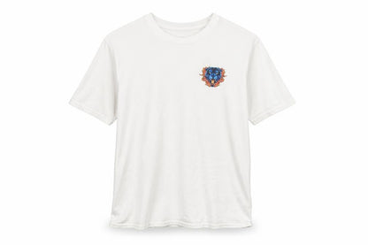 Mens UK Size S Rum Knuckles White  T-Shirt