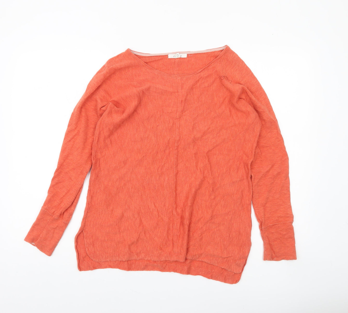 Womens UK Size 10 White Stuff Orange Pullover Jumper